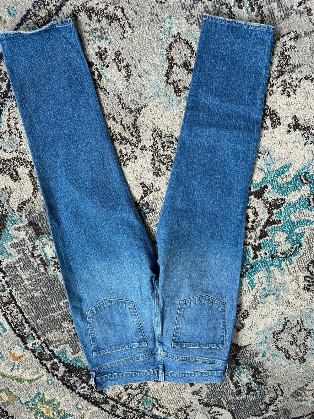 GAP Cheeky Straight High Rise Button Fly / Size 8R - Picture 2 of 4